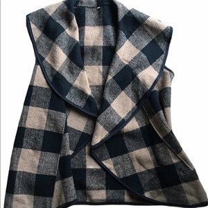 Tweed/Wool-like Vest or Shawl